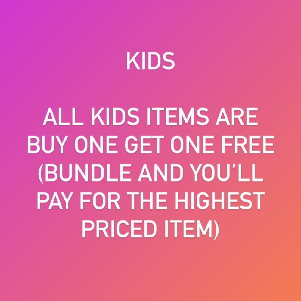 BUY ALL KIDS CLOTHES IN MY CLOSET
